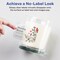 Avery Glossy Clear Rectangle Scalloped Labels with Sure Feed, 2" x 3"